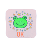 Handwritten Vivid Frog（個別スタンプ：2）