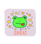 Handwritten Vivid Frog（個別スタンプ：5）