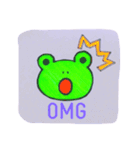 Handwritten Vivid Frog（個別スタンプ：6）