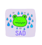 Handwritten Vivid Frog（個別スタンプ：9）