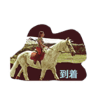 実写馬スタンプ＆絵画風馬スタンプ（個別スタンプ：2）