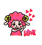 A little Red Sheep（個別スタンプ：18）