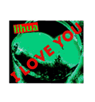 I LOVE YOU (SWEET HEART ) of lihua（個別スタンプ：11）