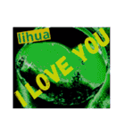 I LOVE YOU (SWEET HEART ) of lihua（個別スタンプ：12）