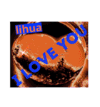 I LOVE YOU (SWEET HEART ) of lihua（個別スタンプ：18）