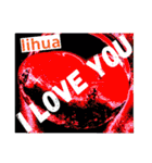 I LOVE YOU (SWEET HEART ) of lihua（個別スタンプ：19）