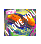 I LOVE YOU (SWEET HEART ) of lihua（個別スタンプ：29）