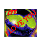 I LOVE YOU (SWEET HEART ) of lihua（個別スタンプ：35）