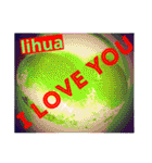 I LOVE YOU (SWEET HEART ) of lihua（個別スタンプ：37）