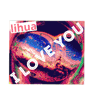 I LOVE YOU (SWEET HEART ) of lihua（個別スタンプ：39）