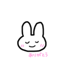 いろんなうさぎちゃん（個別スタンプ：3）