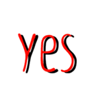 使える影文字（個別スタンプ：3）