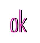 使える影文字（個別スタンプ：5）