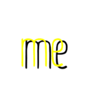 使える影文字（個別スタンプ：17）