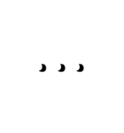 使える影文字（個別スタンプ：24）