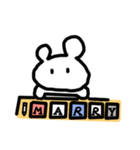 rabbit dudu（個別スタンプ：4）