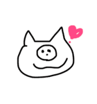 ふきだし ねこ ねこ（個別スタンプ：31）