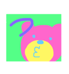 あいうえお 一文字くま（個別スタンプ：18）