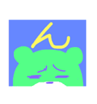 あいうえお 一文字くま（個別スタンプ：40）