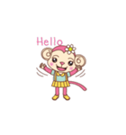 Pinky Monkey 2（個別スタンプ：1）