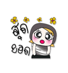 >> My name is Moji. ！ ！（個別スタンプ：2）