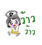 ^_^！！ My name is FaNi. Dog. ！（個別スタンプ：34）