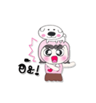 Ha Ha！！ My name is PaPa. Love dog..（個別スタンプ：22）