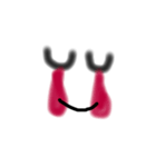 闇を抱えた顔文字たち（個別スタンプ：1）