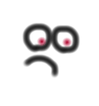 闇を抱えた顔文字たち（個別スタンプ：3）