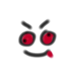 闇を抱えた顔文字たち（個別スタンプ：4）