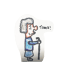 Old woman crazy 1（個別スタンプ：13）