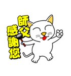 Blue-eyed cat - master, something？（個別スタンプ：8）