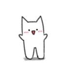 あしなが猫の日常スタンプ（個別スタンプ：1）