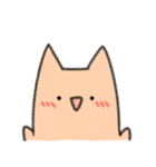 あしなが猫の日常スタンプ（個別スタンプ：3）
