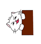 目がおかしい？！ヘンテコ猫（個別スタンプ：5）