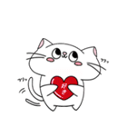 目がおかしい？！ヘンテコ猫（個別スタンプ：12）