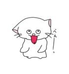 目がおかしい？！ヘンテコ猫（個別スタンプ：28）