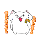 目がおかしい？！ヘンテコ猫（個別スタンプ：38）