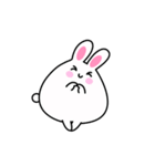 Cute and lovely rabbit stickers（個別スタンプ：8）