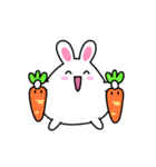 Cute and lovely rabbit stickers（個別スタンプ：16）