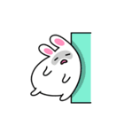 Cute and lovely rabbit stickers（個別スタンプ：18）