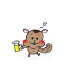 リスのはっちくん（個別スタンプ：6）