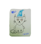 ボブ、バイリンガルの猫（個別スタンプ：6）