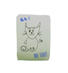 ボブ、バイリンガルの猫 (セット 2)（個別スタンプ：7）