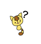 天猫(ゆるく敬語)（個別スタンプ：33）