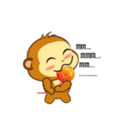 Always Having Fun Monkeys_animate_10（個別スタンプ：10）