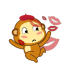 Always Having Fun Monkeys_8（個別スタンプ：5）