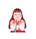 Lovely HANBOK Girls (ENG)（個別スタンプ：29）