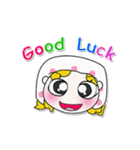 Miss. Fasai.. Good luck ^^！（個別スタンプ：35）