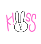 うさぎと文字（個別スタンプ：13）